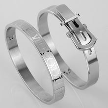 Load image into Gallery viewer, Stainless steel Bangle men Bracelets men Fashion Titanium Steel Bangle for men Bangle Bracelets gold bangles men jewelry new