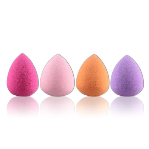 4Pcs/set Mini Beauty Soft Makeup Sponge Puff Face Nose Facial Foundation Base Liquid Powder Blending Drop Shape Cosmetic Tool